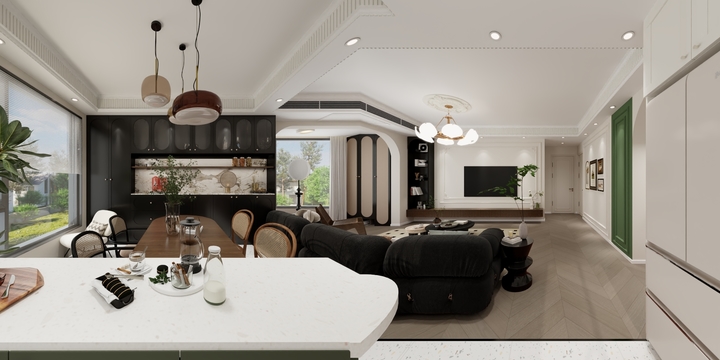 吃掉四季-百合公馆复古法式风-装修设计方案