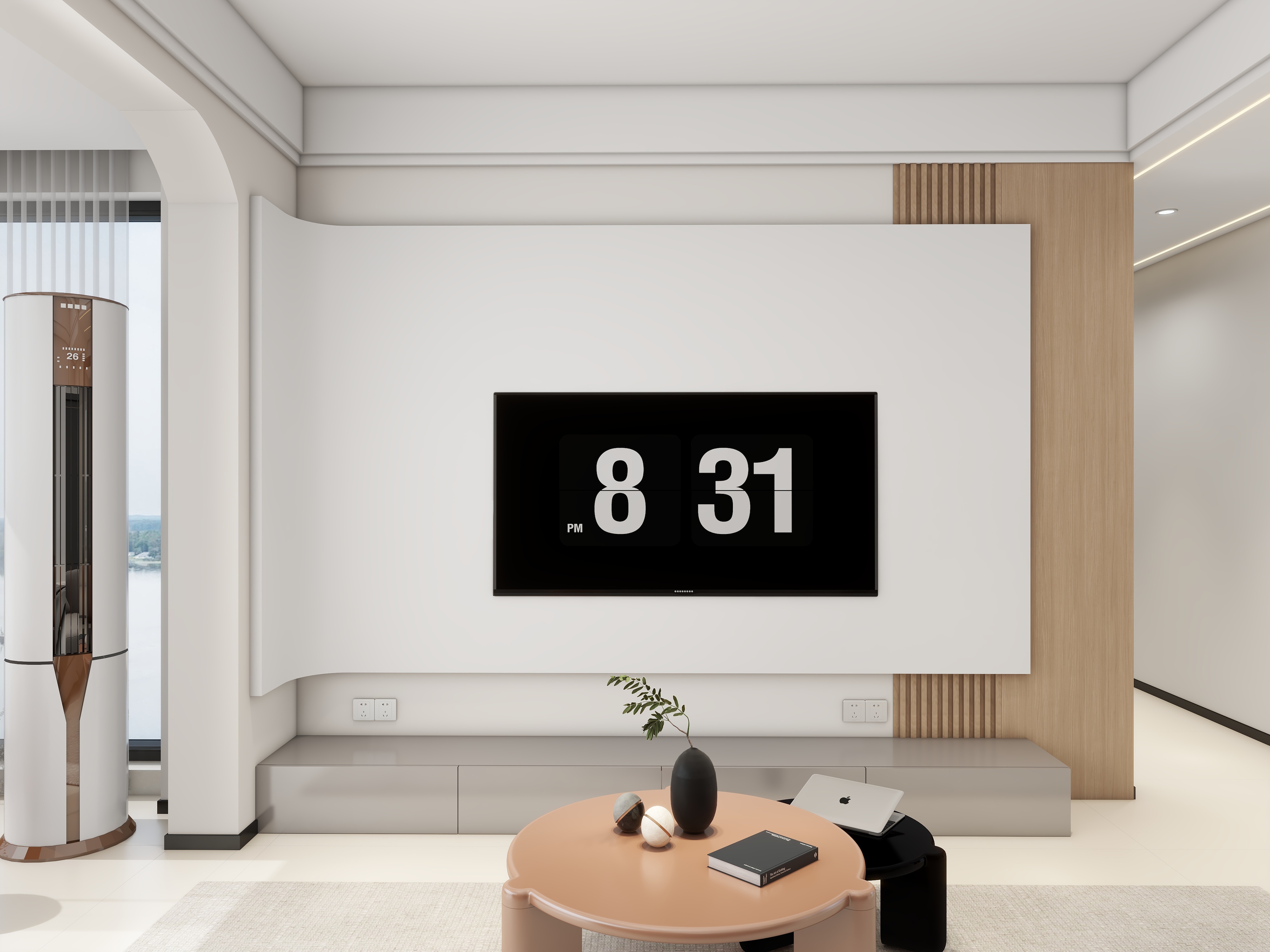 500一套_韩昊霖-简约奶油风-无主灯装修效果图