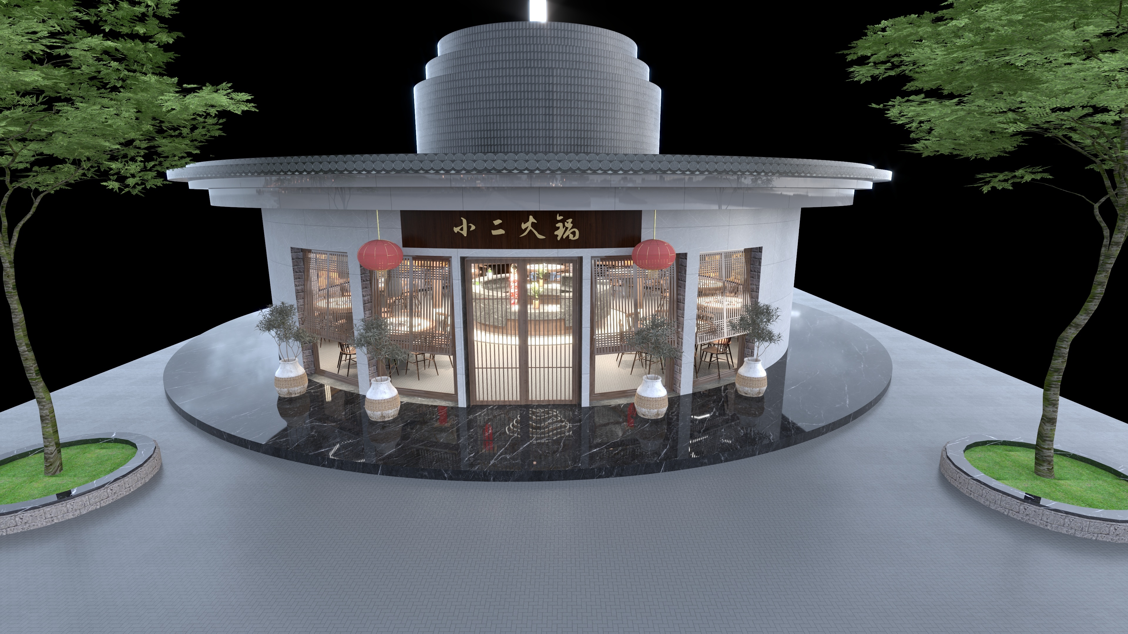 09292-店装122㎡-装修设计方案