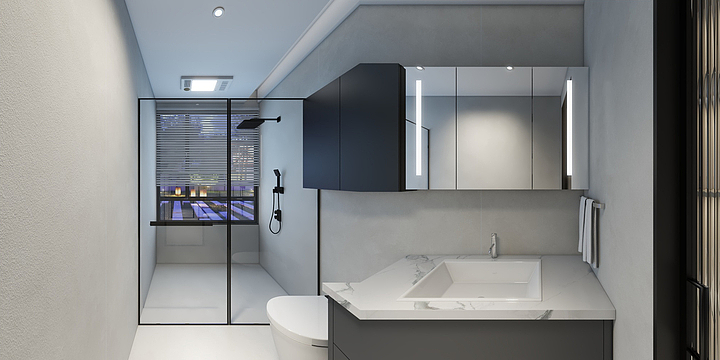 小不点效果图-永胜华府11-01户型-装修设计方案