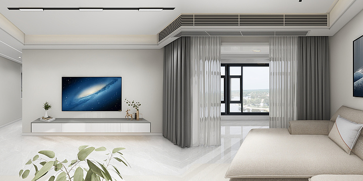 ゛明天的明天-春晖·上河郡二期5#2204（现代简约）-装修设计方案