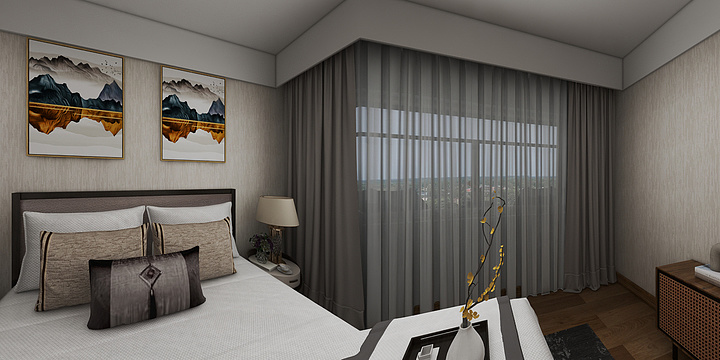 刘阳1391-嘉逸岭湾132㎡3室-装修设计方案