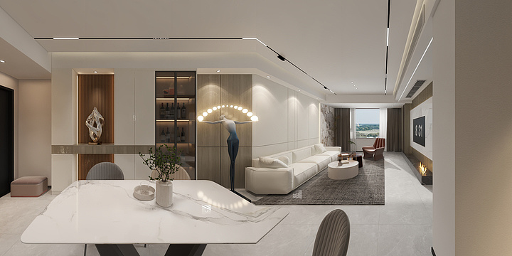 王玻-远达E区17-702王姐许哥雅居效果图--装修设计方案