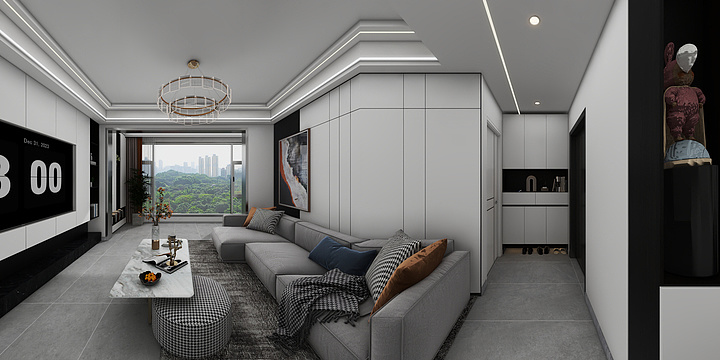 设计琳大-恒杉全屋定制——东投金鳞府-装修设计方案