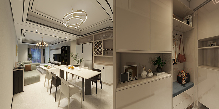 新坐标装饰熊恒-御溪湖畔15楼-装修设计方案