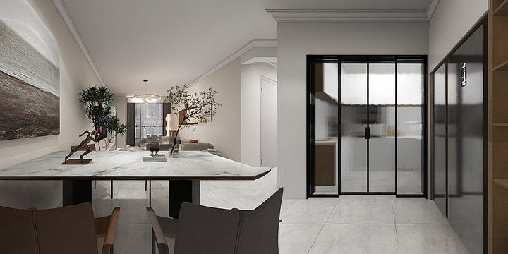 努力的社畜-中梁御首府-装修设计方案