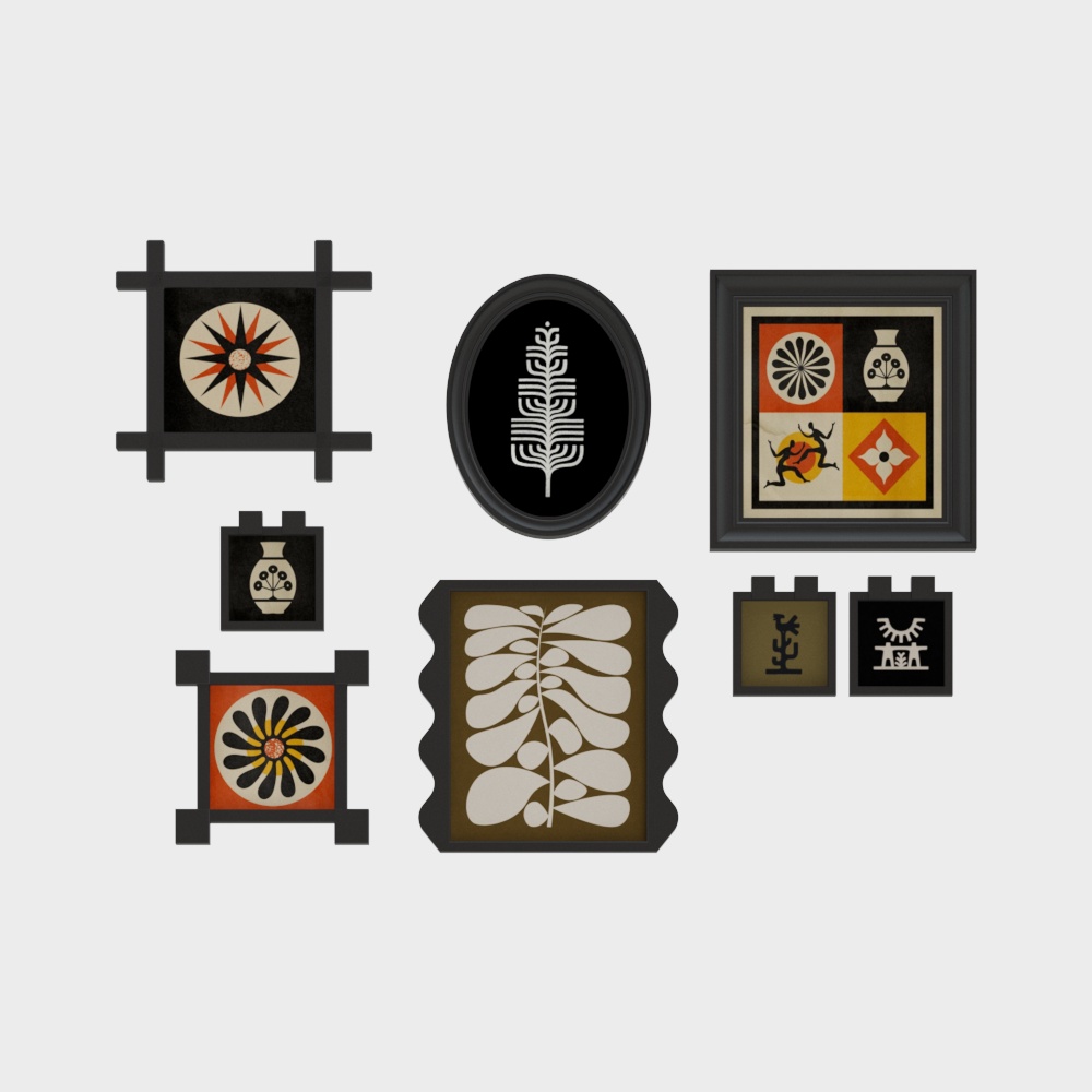 中古风装饰画