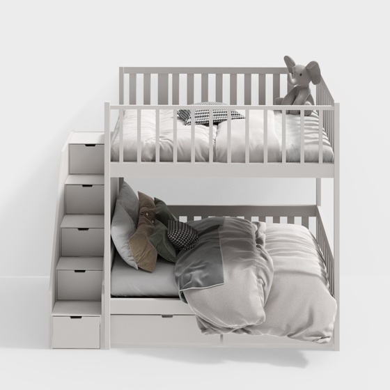Modern children's bunk bed