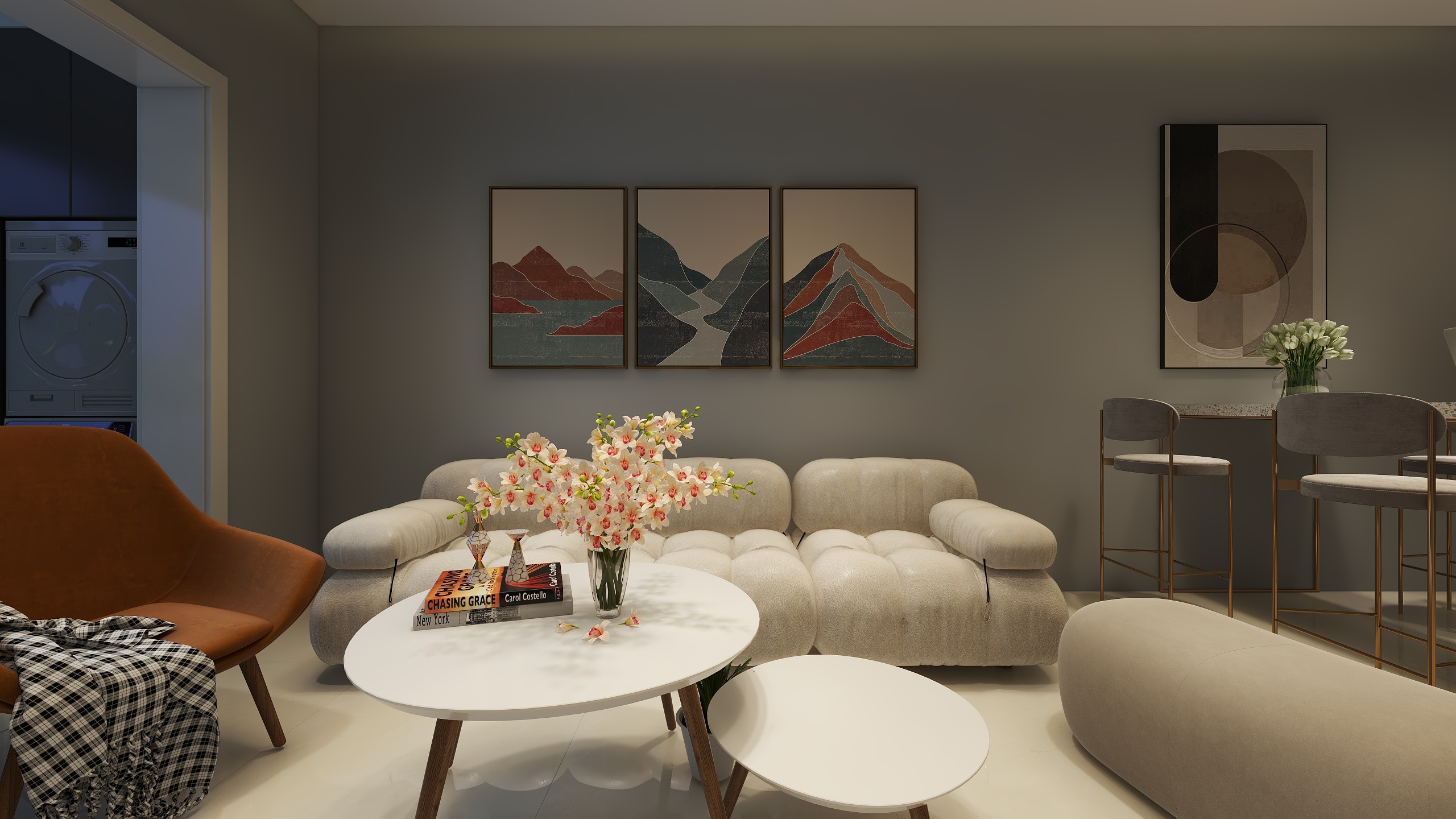 信阳壹家全案设计-海德公园81㎡3室-装修设计方案