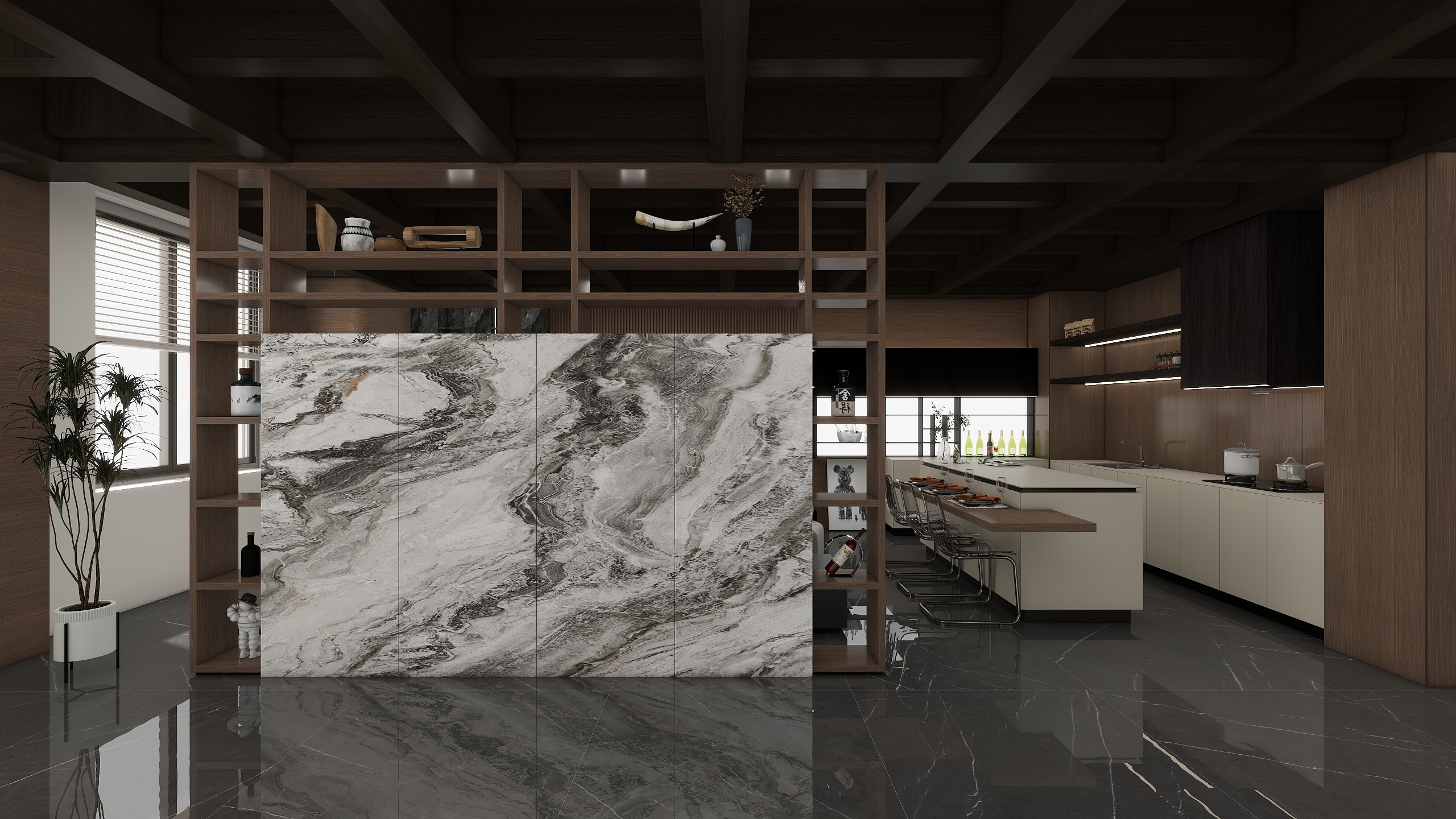 戴熤-大连木木高级定制展厅-装修设计方案