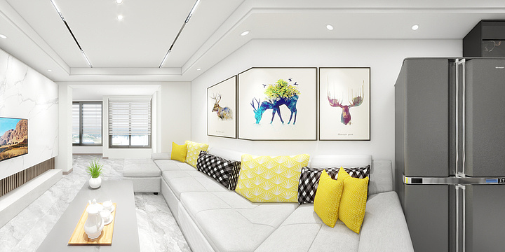 曦美美家-南充雍景半岛-装修设计方案