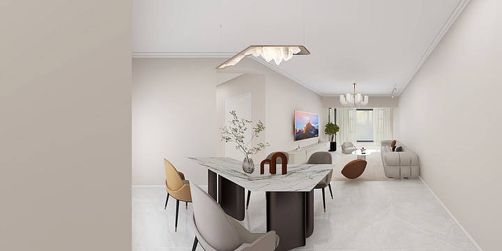 盛世云上空间设计-荣盛二期-装修设计方案