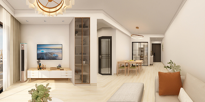潮聲-星河半岛《晴日麦气》-装修设计方案