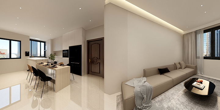 设计师蔡宗洁-95㎡2室-装修设计方案