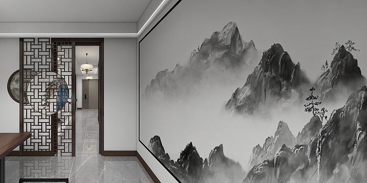 西安w设计工作室-芙蓉印月-装修设计方案