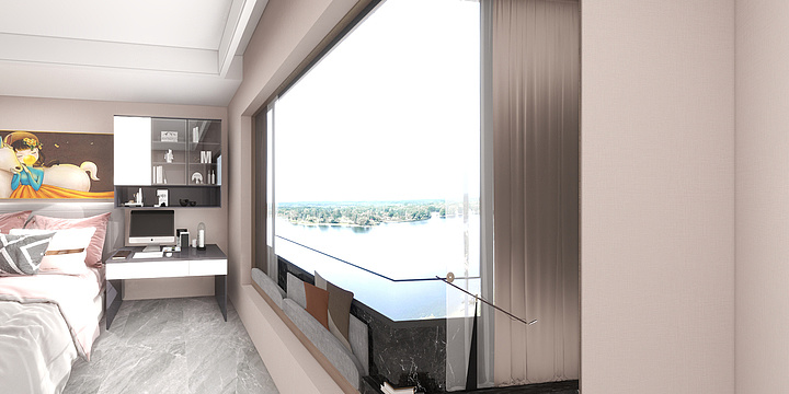 郑州新艺佳装饰-瀚海思念城145m²-装修设计方案