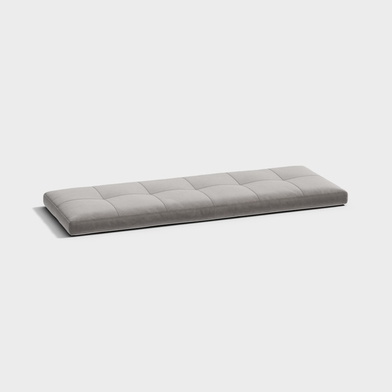Contemporary Gray Bay Style Mat 3D Model