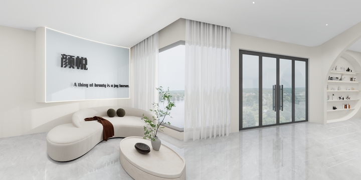 牧沐云-美容院一楼-装修设计方案