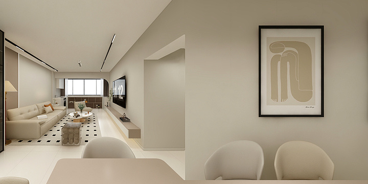 杨骐荣-建安新村方案一-装修设计方案