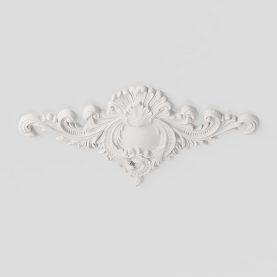 French plaster carving