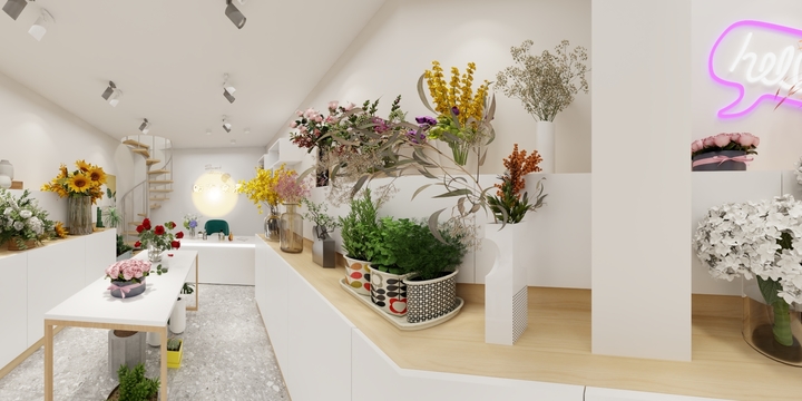 Almeta曾燕设计师-花店7.18-装修设计方案