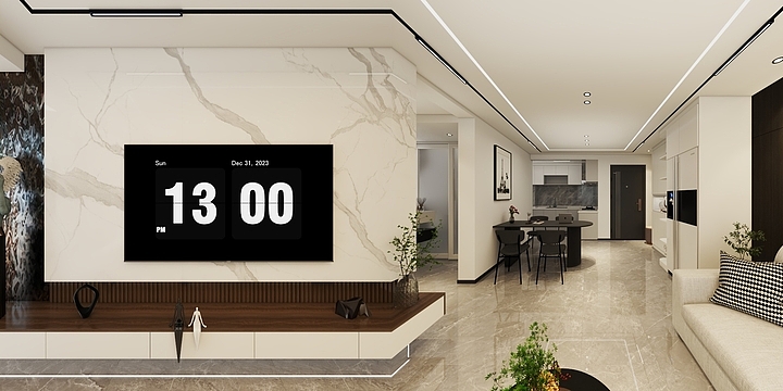 设计师艾锦权-百里城 1期 7栋 21楼-装修设计方案