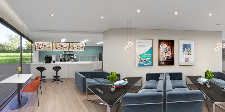 全案效果图体现-奶茶店-景区-装修设计方案