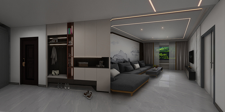 龙达装潢全屋定制-北安市样品房-装修设计方案