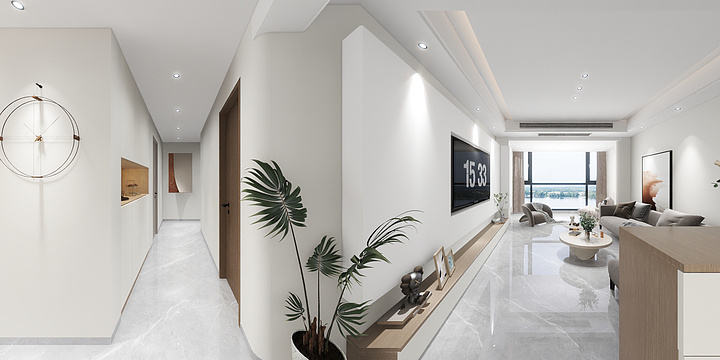 爱生活爱设计YX-锦绣蓝湾8-3-装修设计方案