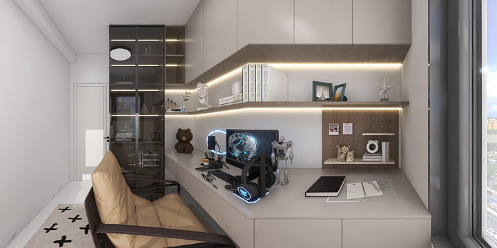 钦州房联装饰-云溪海棠1-2201-装修设计方案