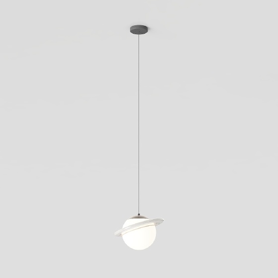 Modern Creamy Style Planet Pendant Lamp
