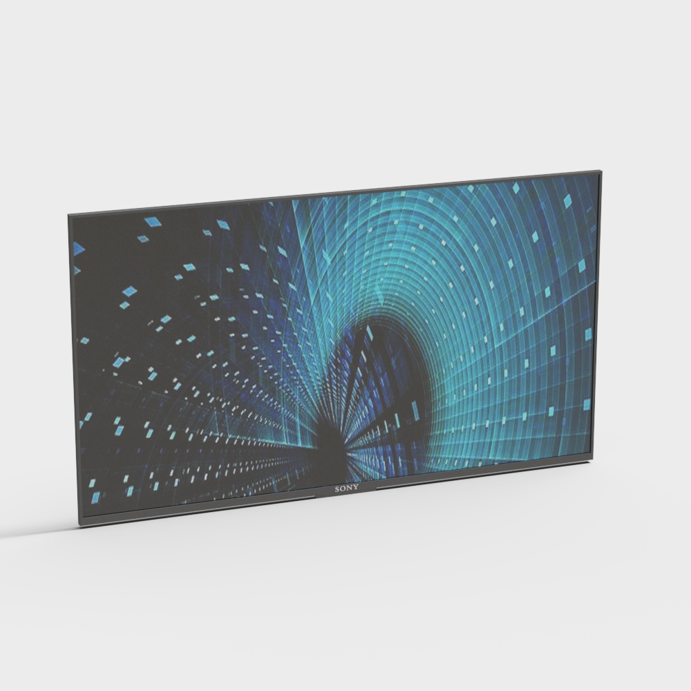 科技馆屏幕3D模型