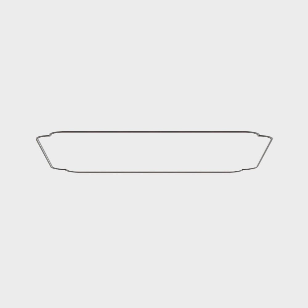 新中式弧形线条3D模型