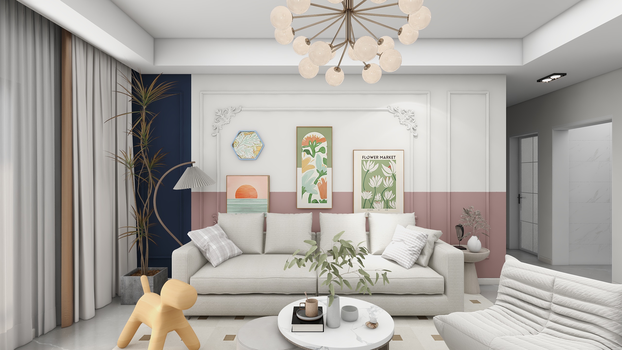 乐悠商业运营管理有限公司-亲和家源玫瑰园健身房装修效果图