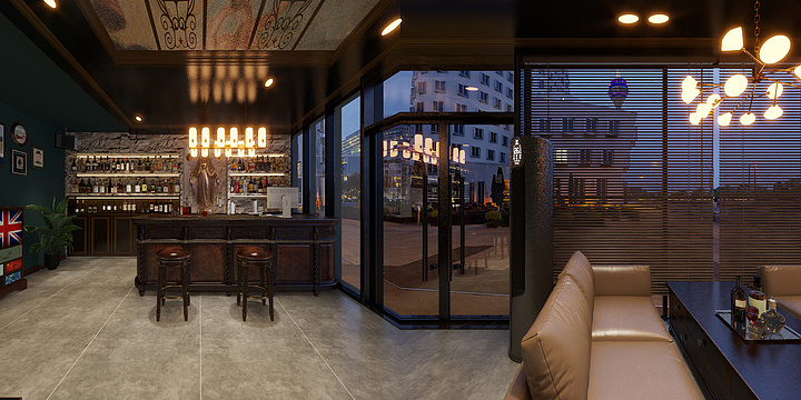 神秘店长-案例-工业风酒吧-装修设计方案