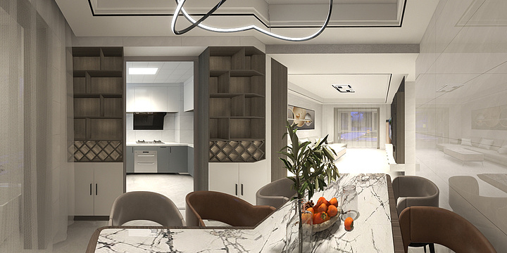 鑫启装饰王保林-龙湖中央城2-1-1201王刚-装修设计方案