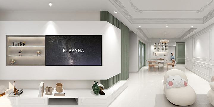 小庞庞喃-紫金星辰三房两卫-装修设计方案