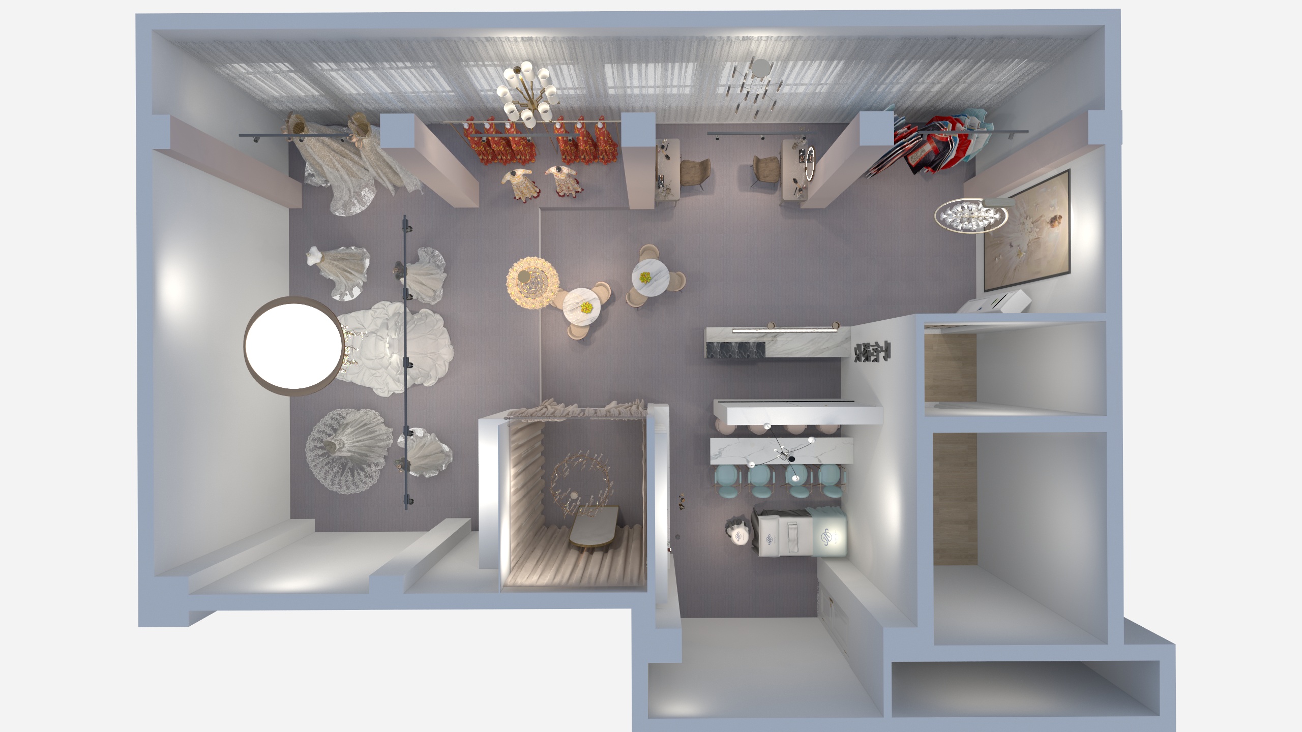 嘉惠装饰广告-予你嫁衣婚纱店-副本-装修设计方案