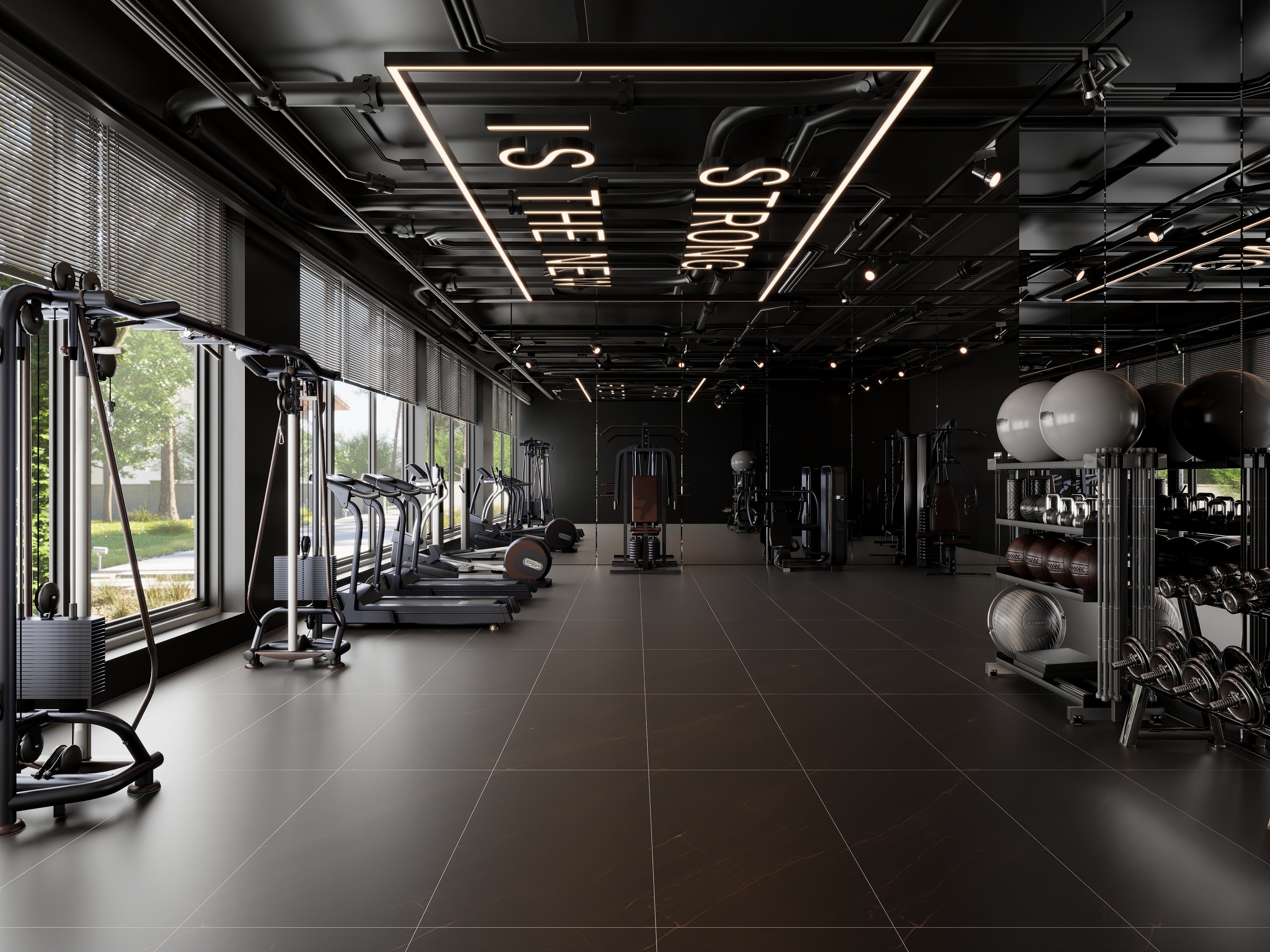 大设-健身房-装修设计方案