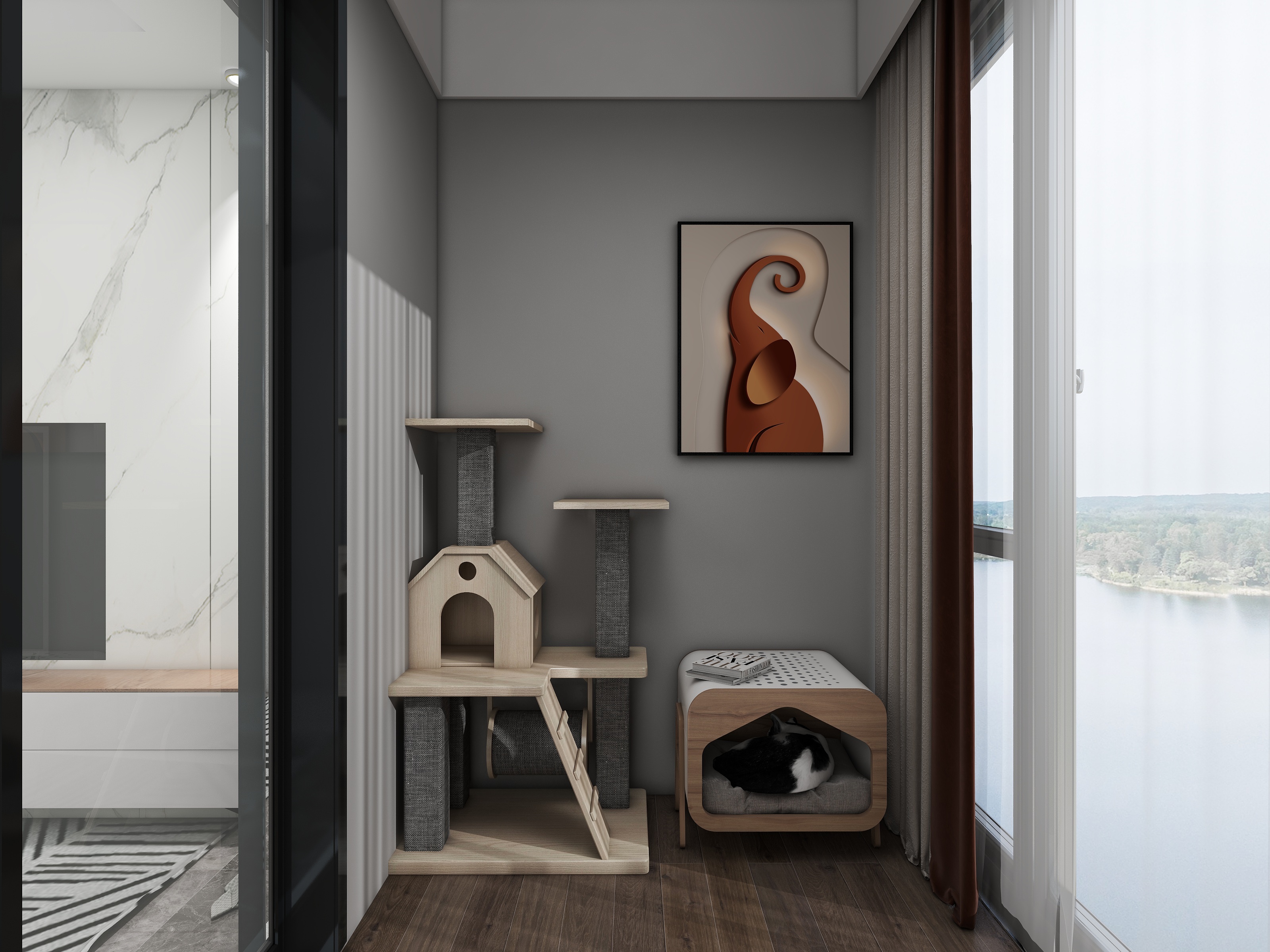 雪云梦_-海德公园81㎡3室-装修设计方案