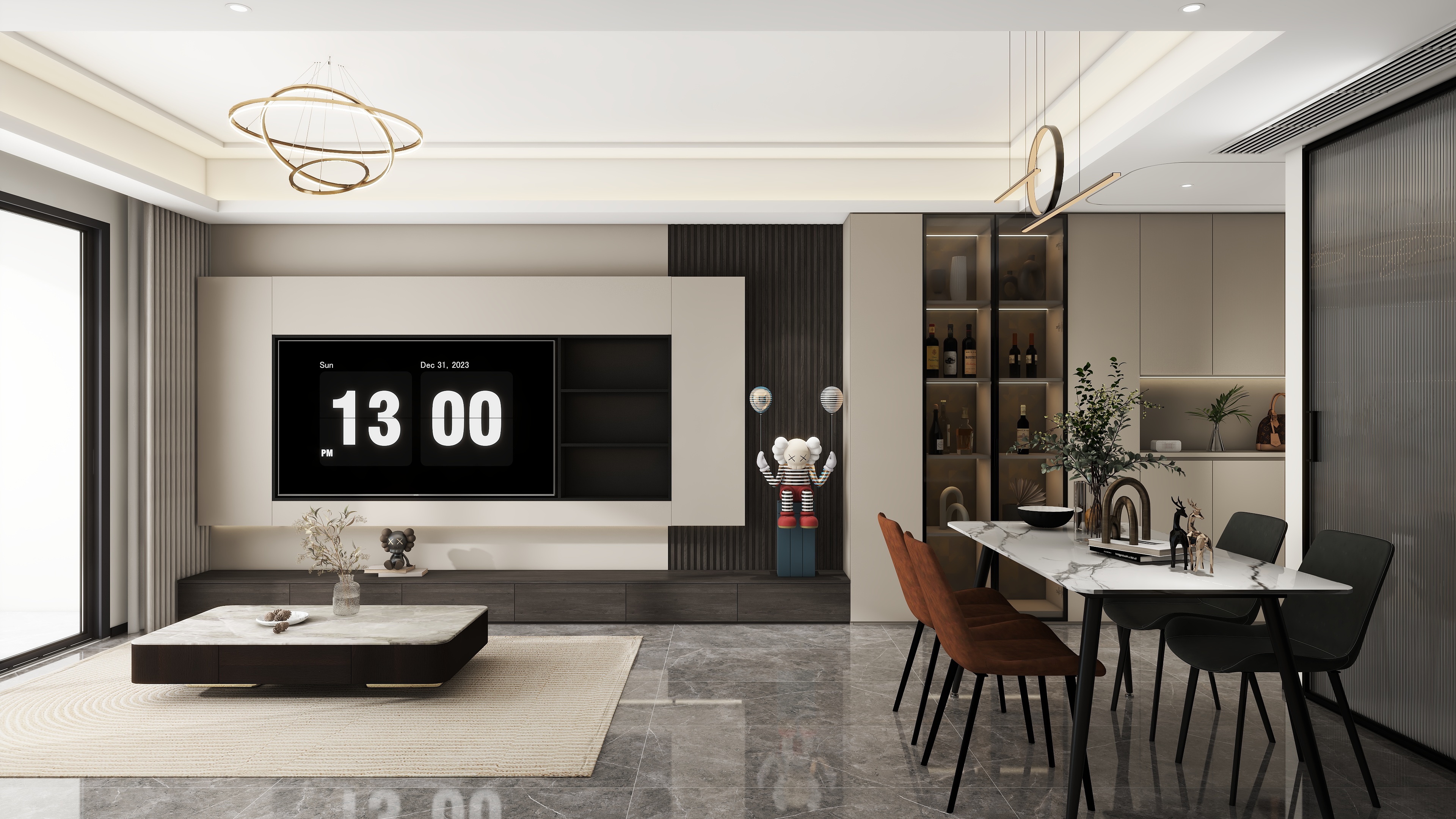 陈均民-贝壳粉-广州-中海观澜府-装修设计方案