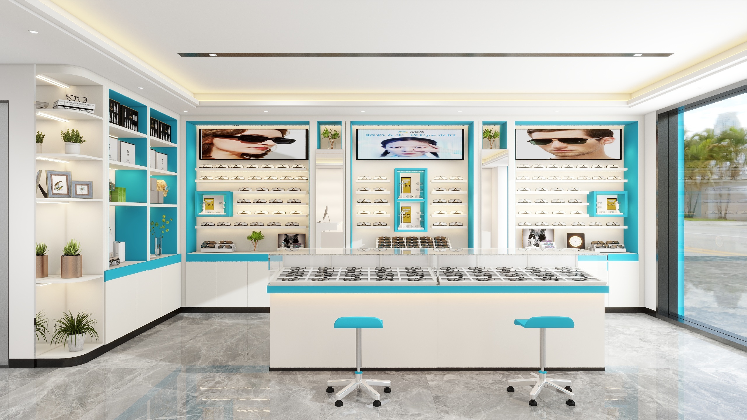 YSY室内家装效果图-太惍燕  视力健康管理中心-装修设计方案