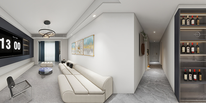 鹰雕衣柜小刘-花山吴还建房160平-装修设计方案