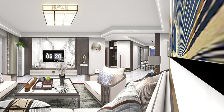 阿正设计-祥荷佳苑5-1404 雅居设计图-装修设计方案