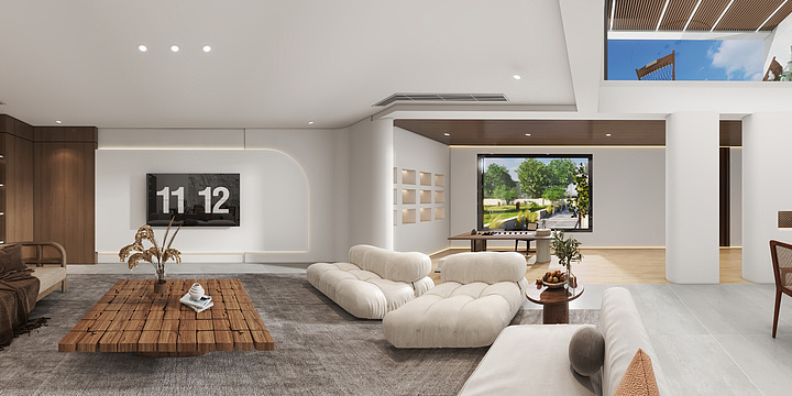 佳悦装饰广告-复式挑空（侘寂风）-装修设计方案