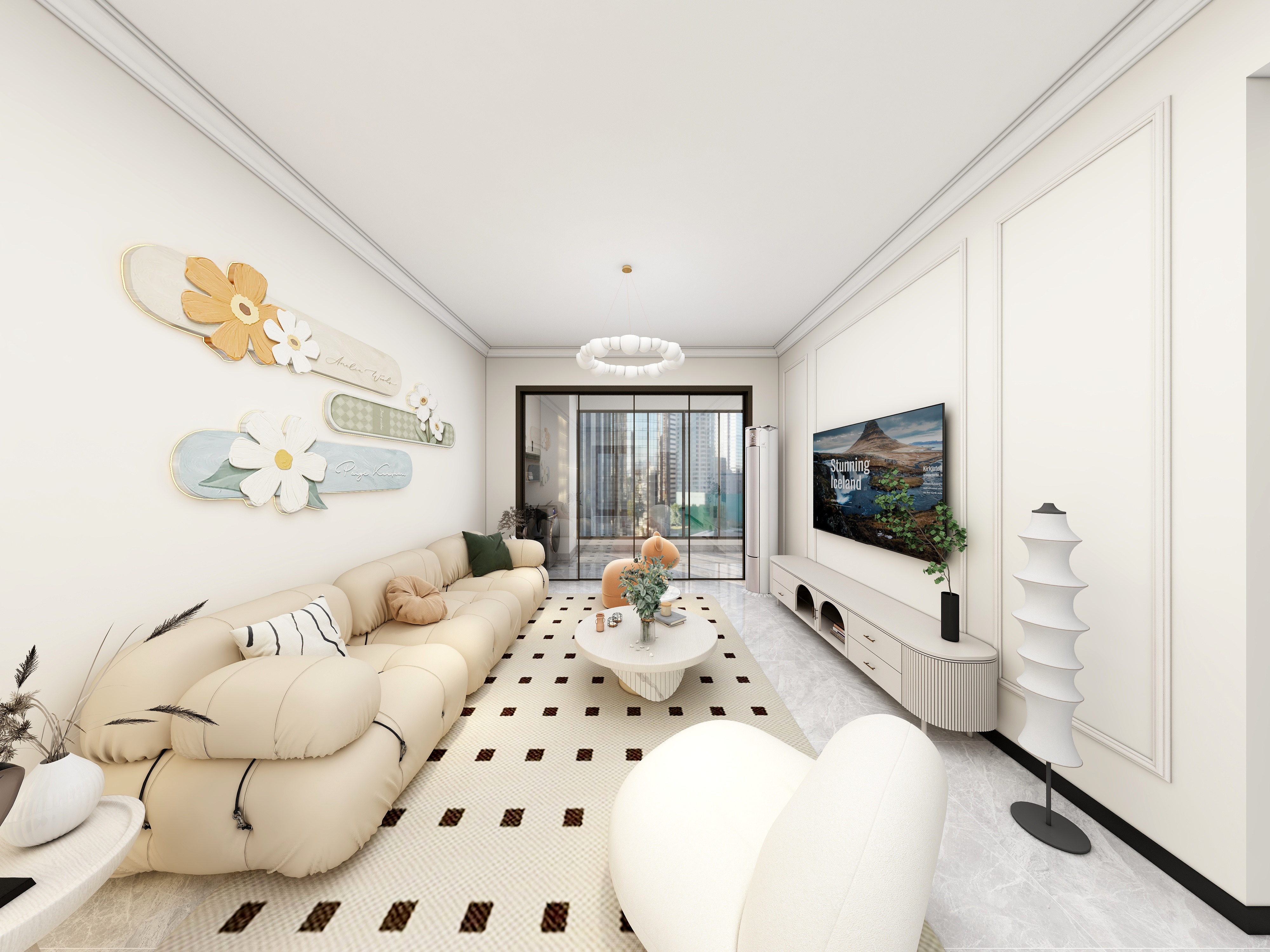 何宗建-《新城之光》107平现代三居室-装修设计方案