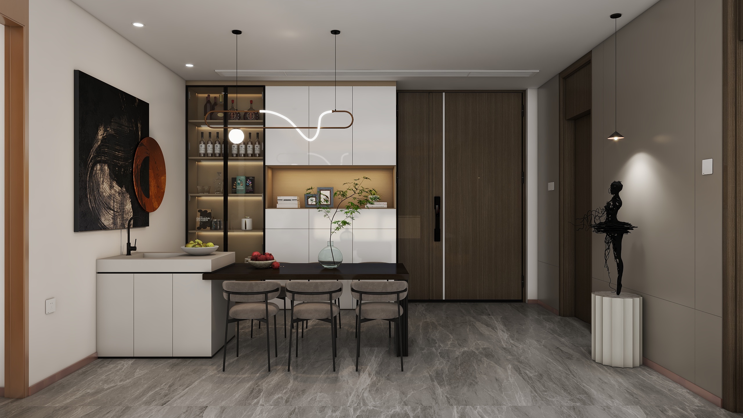 i人设计-恒荣・城市溪谷-装修效果图