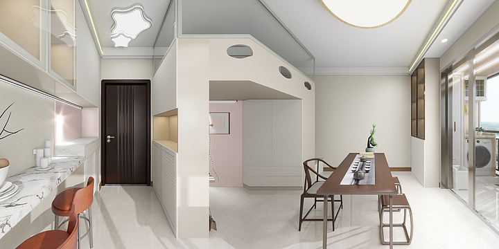 Lekon啊寛-华讯大宅雅居公寓-装修设计方案