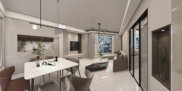 曦木空间陆然-江临世家-现代轻奢-装修设计方案