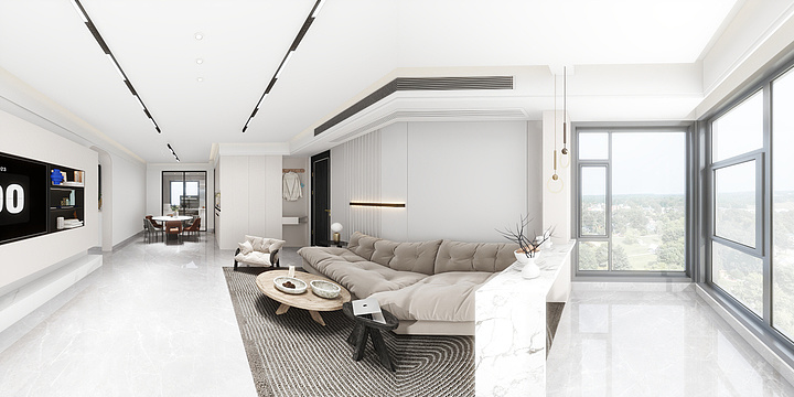 世纪主题-金河湾115㎡-装修设计方案